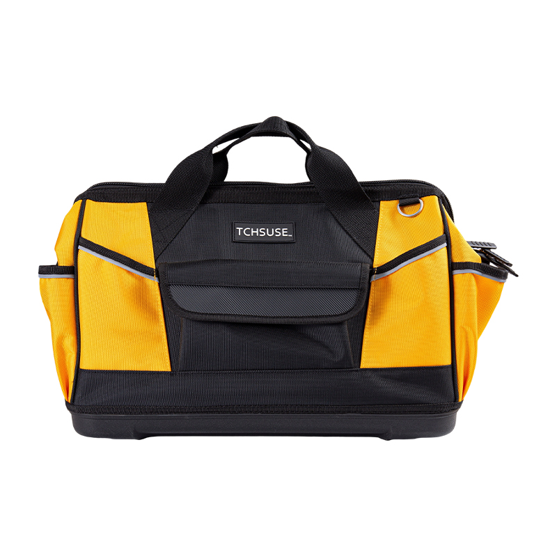 19 インチ 1680D プラスチック底開口部ツールバッグ