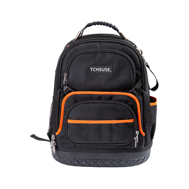 14 インチ 600D プラスチック底の工業グレードのツール バックパック